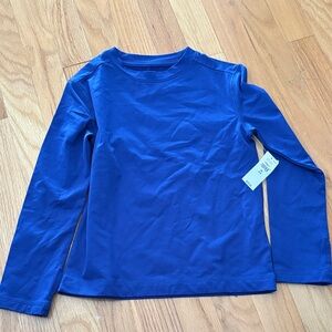 Gap Blue Long Sleeve Kids Shirt, athletic performance style, xs